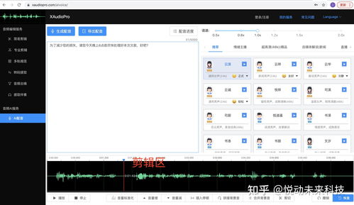 高水平的人工智能配音软件及其应用开发前景